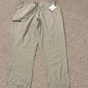 Men's Casual Jogger Pants in Tan